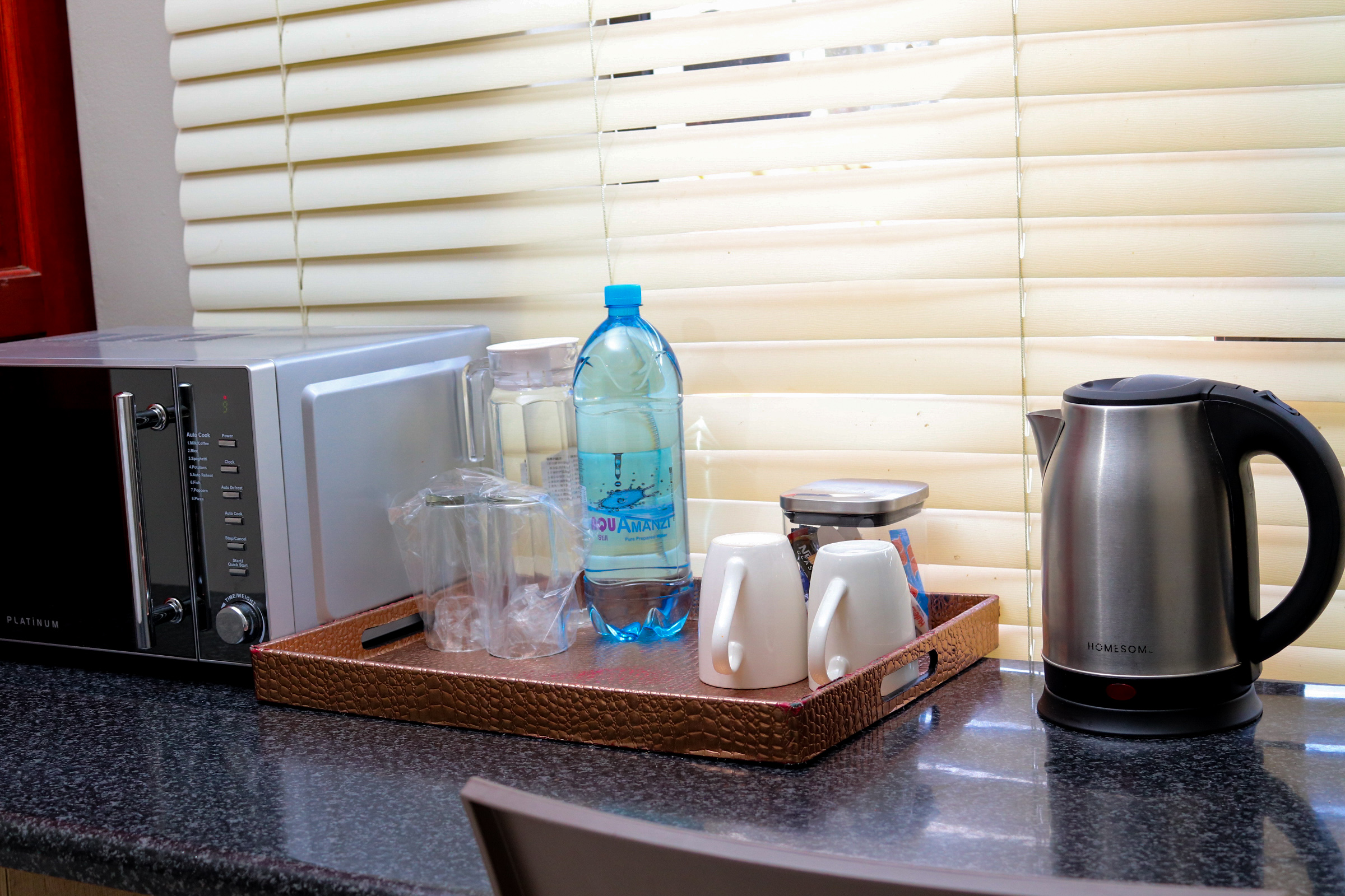 Room amenities at Lillies Guest Lodge